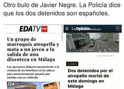 Javier Negre no puede parar de difundir bulos