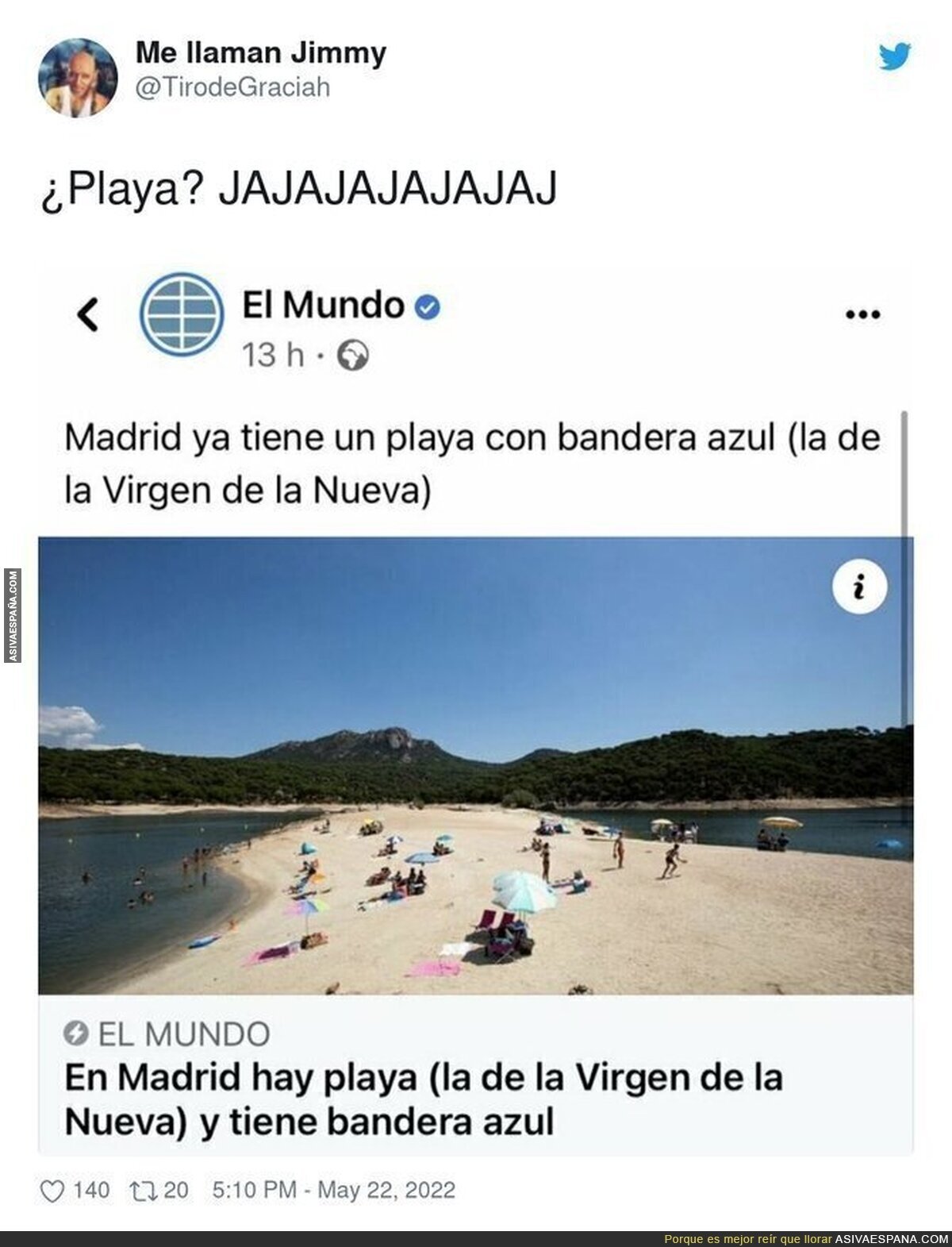 Madrid se inventa una playa