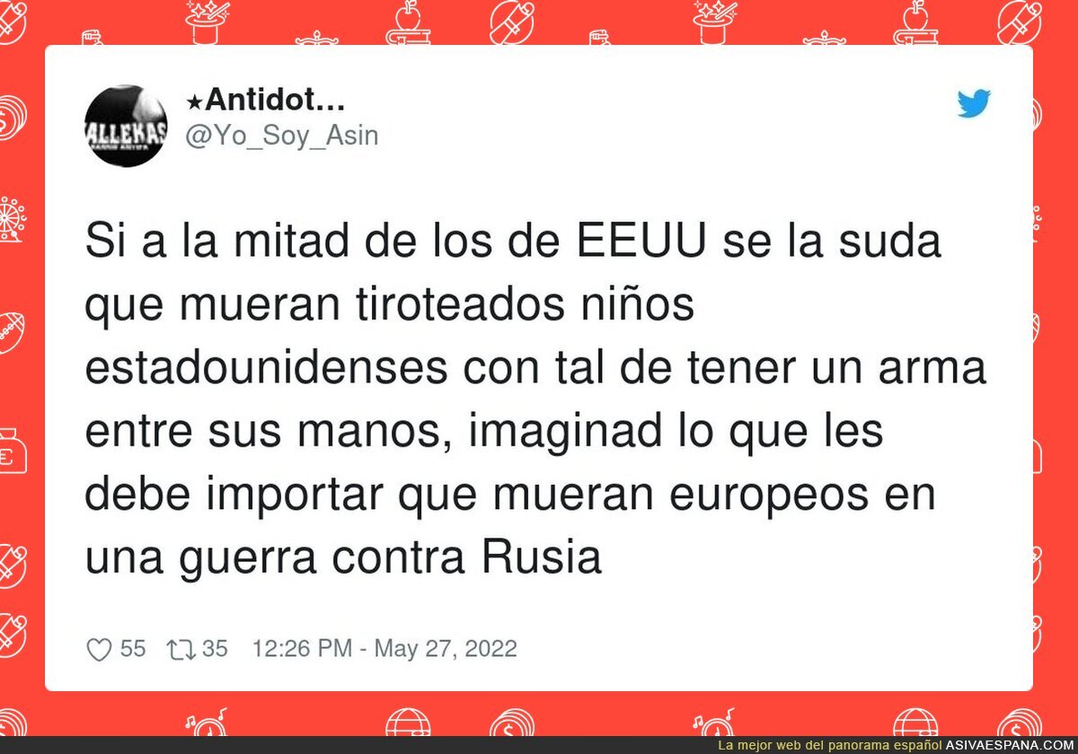 Así de crueles son los estadounidenses