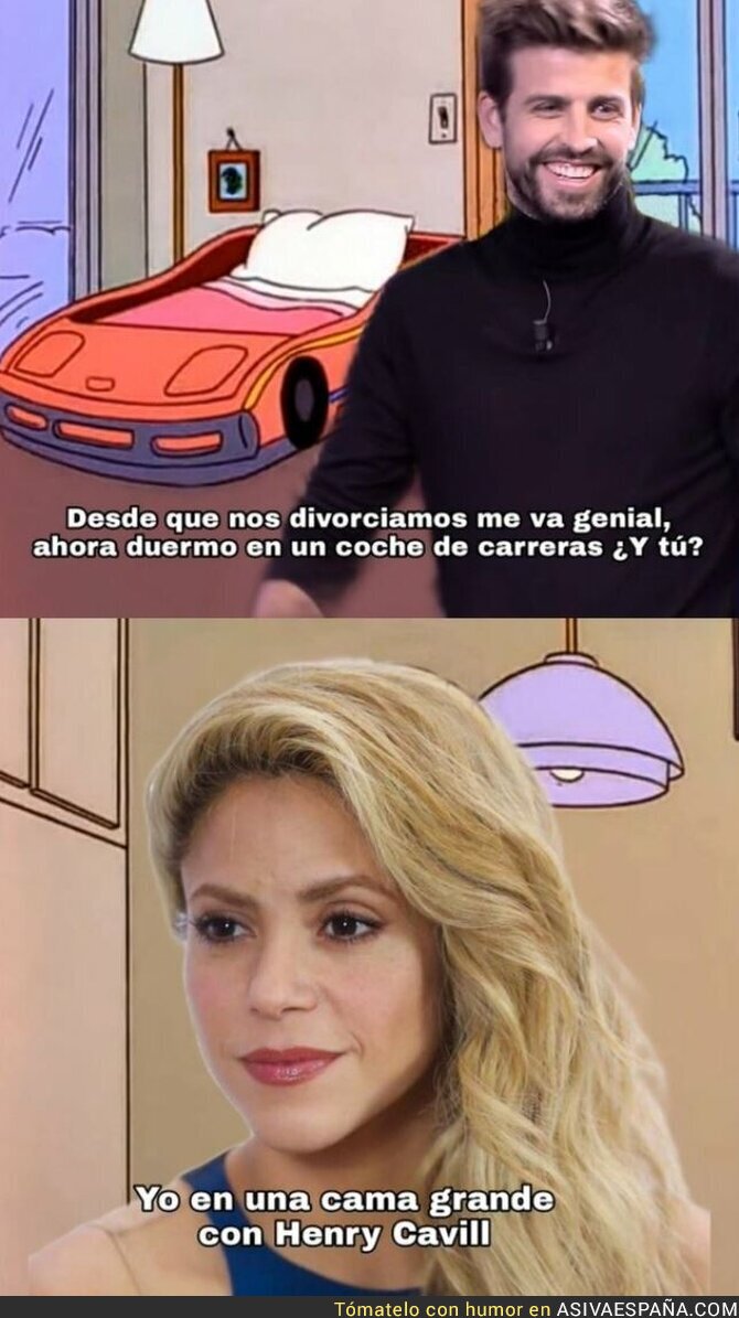 La nueva vida de Piqué y Shakira