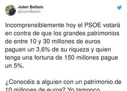 El PSOE vuelve a demostrar que no tiene nada de izquierdas