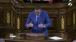 El repaso monumental de Pedro Sánchez a Santiago Abascal por la labor que hacen en el Congreso votando todo en contra