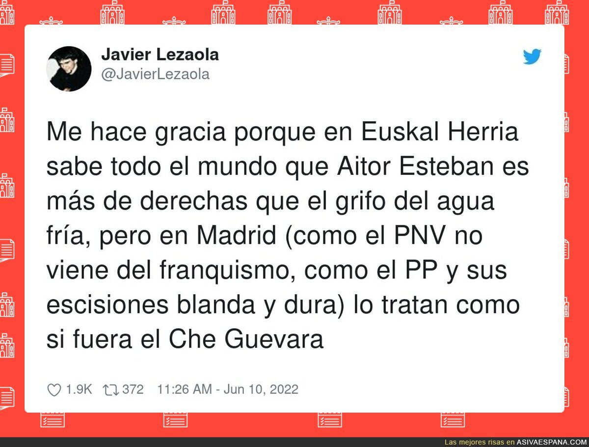 Las cosas claras sobre Aitor Esteban