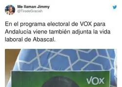 Sin rastro del programa electoral de VOX