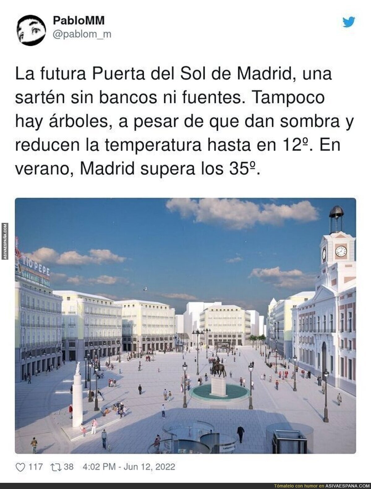 La vergüenza en lo que se va a convertir Madrid