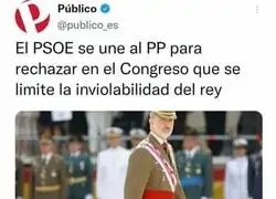 Ni rastro del perfil republicano del PSOE de Pedro Sánchez
