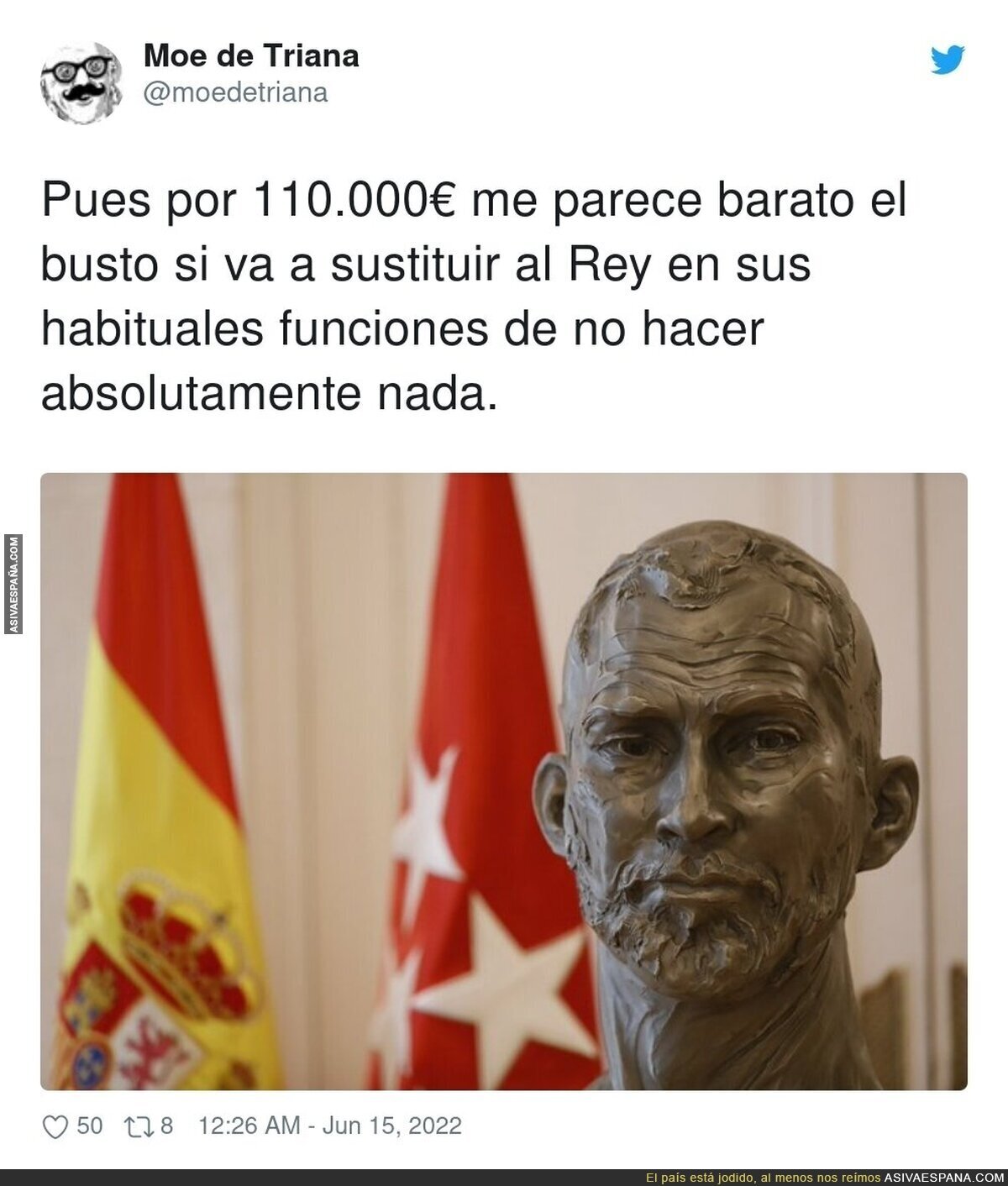 Nos ahorramos unos cuantos millones con el busto