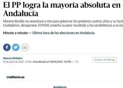 El PP arrasa en Andalucía