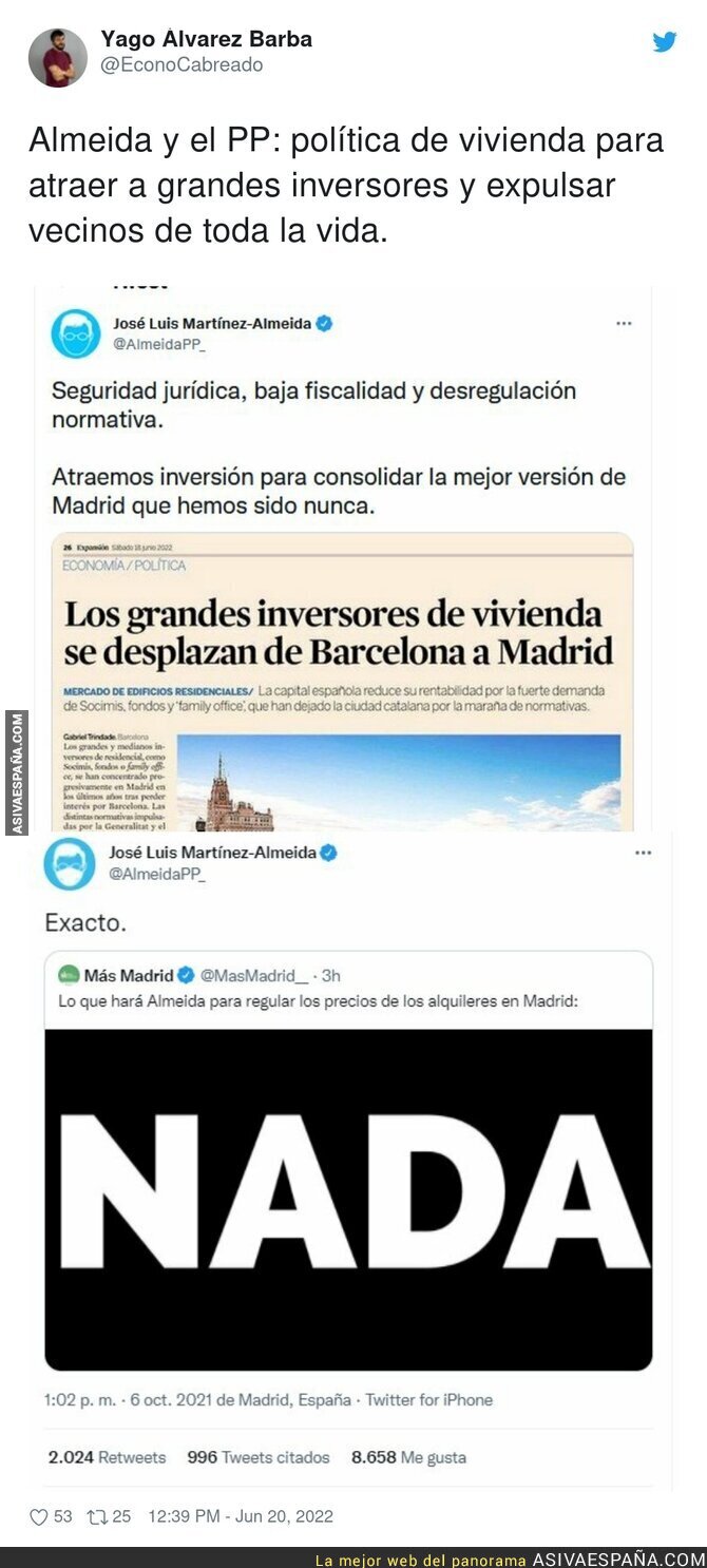 Estas son definitivamente las medidas de José Luis Martínez Almeida en Madrid