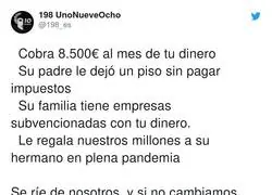 Isabel D&iacute;az Ayuso no tiene escr&uacute;pulos con la gente que verdaderamente lo pasa mal