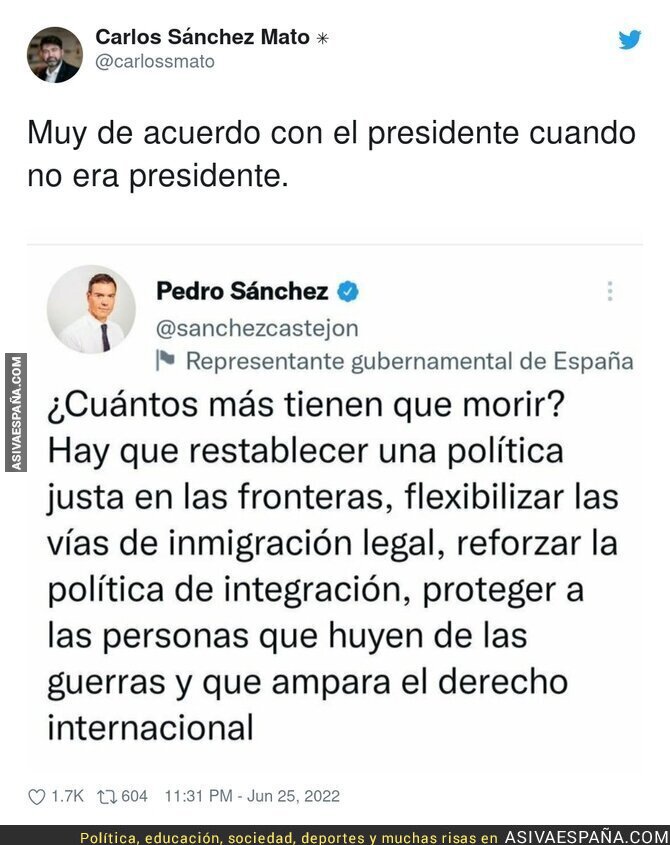 ¿Dónde está el Pedro Sánchez antes de ser presidente?