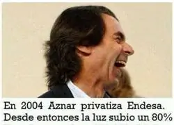 Escandaloso cuanto menos lo de Aznar