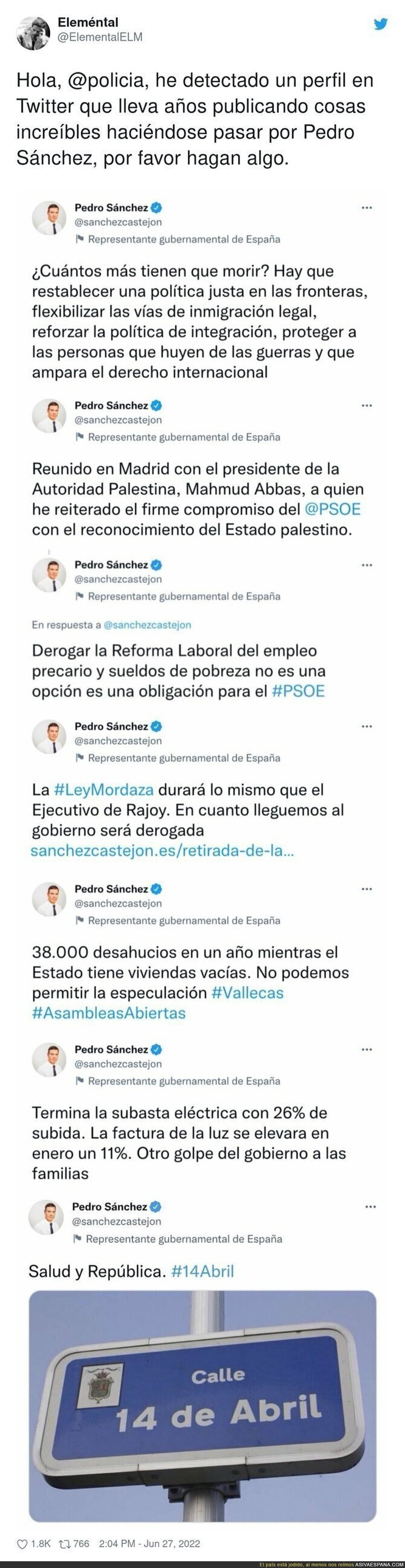 Los tuits de Pedro Sánchez en el pasado que le dejan totalmente retratado por las actuaciones que tiene en 2022