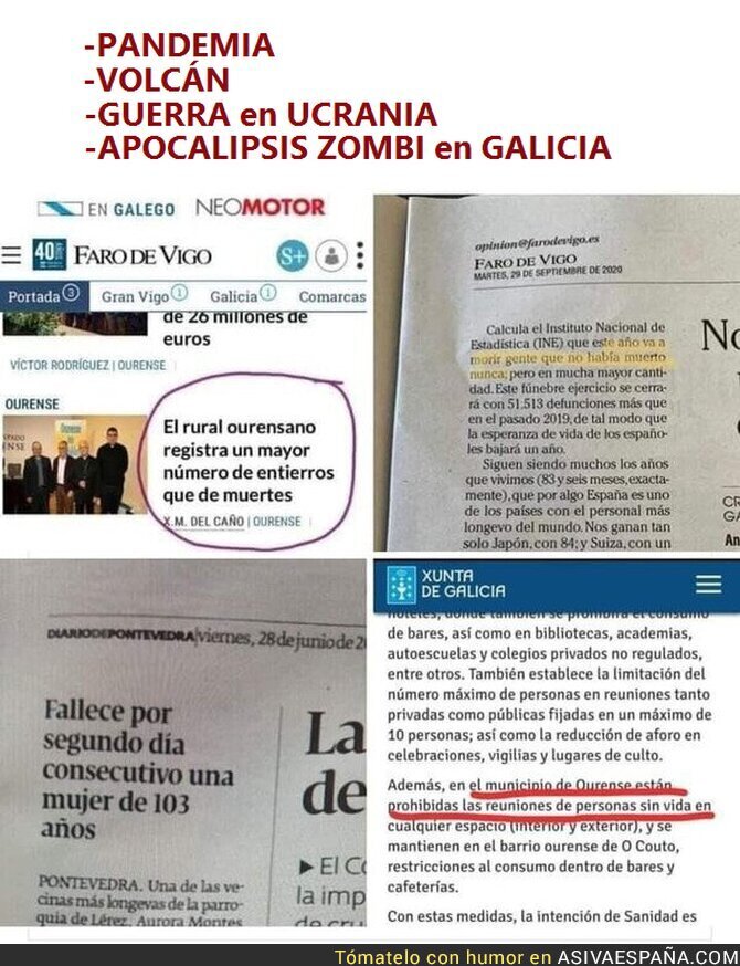 El Apocalipsis Zombi está llegando, y comienza en Galicia