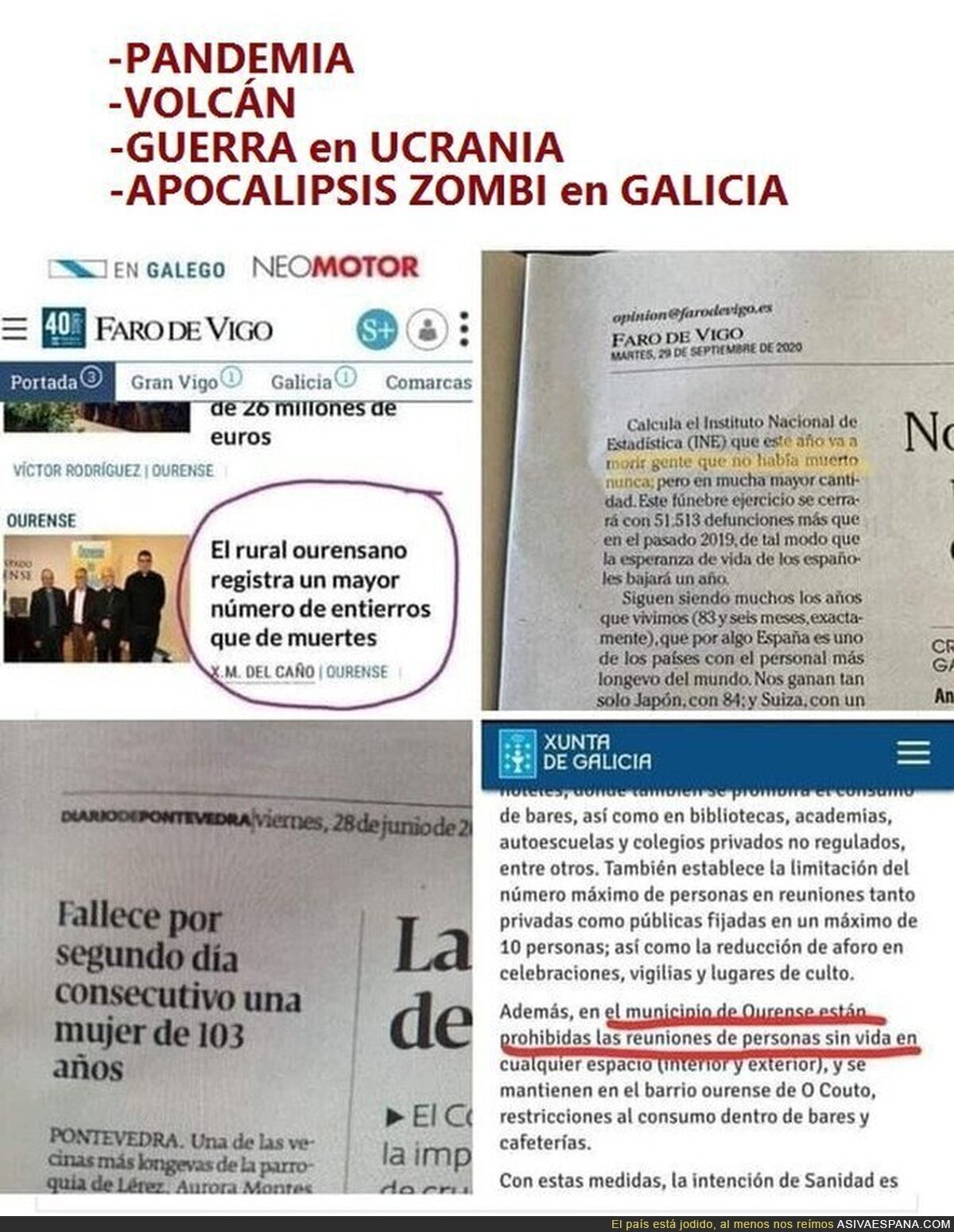 El Apocalipsis Zombi está llegando, y comienza en Galicia