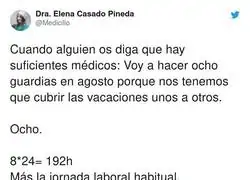 La dura vida de los médicos en España