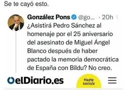 El PP sigue usando políticamente a Miguel Ángel Blanco