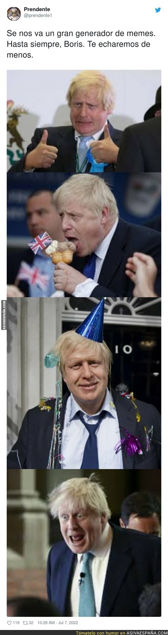 Gracias por tanto Boris