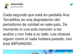Las cloacas no se inmutan en la tele