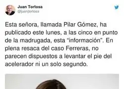 Pilar Gómez vuelve a demostrar la basura de periodismo que hay en España