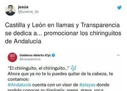 Castilla y León termina borrando este tuit promocionando Andalucía