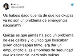 Curiosidades sobre los supuestos okupas