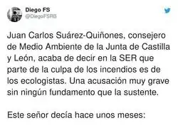 Juan Carlos Suárez-Quiñones no debería tener ningún puesto público si dice barbaridades así