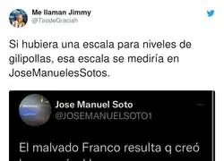 José Manuel Soto vuelve a demostrar lo franquista que es