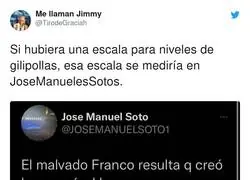 Jos&eacute; Manuel Soto vuelve a demostrar lo franquista que es