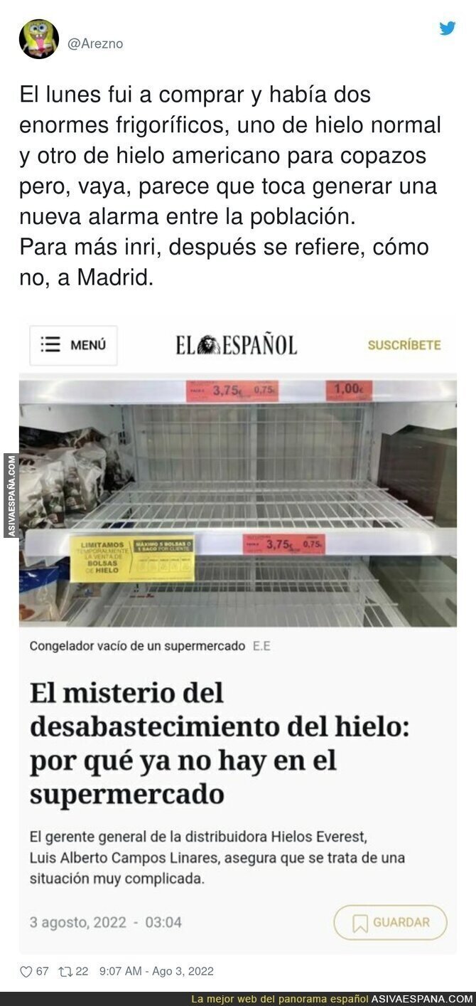 Creando alarma donde no la hay