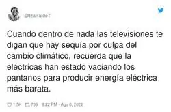 El peligroso acto de las el&eacute;ctricas