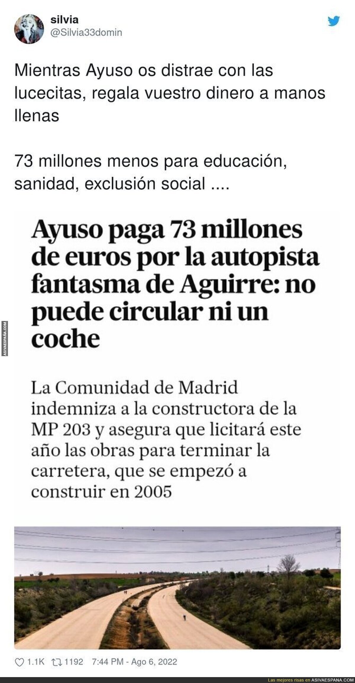 Despilfarro total en Madrid