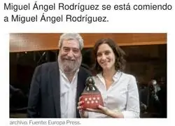 La gran comilona de Miguel Ángel Rodríguez