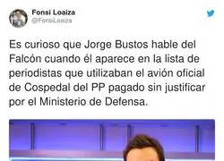 Jorge Bustos y su doble rasero