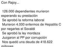 Recordando los tiempos de Rajoy