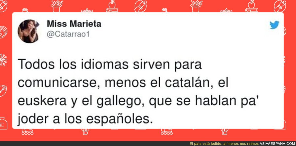 Lo peor de todo es que muchos piensan así, por @Catarrao1