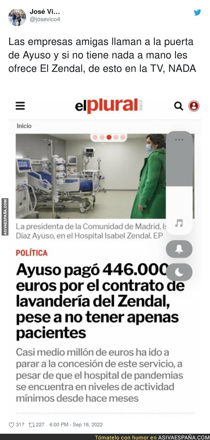 Escándalo total en el Hospital Isabel Zendal