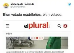 Con cada escándalo sube miles de votos en Madrid