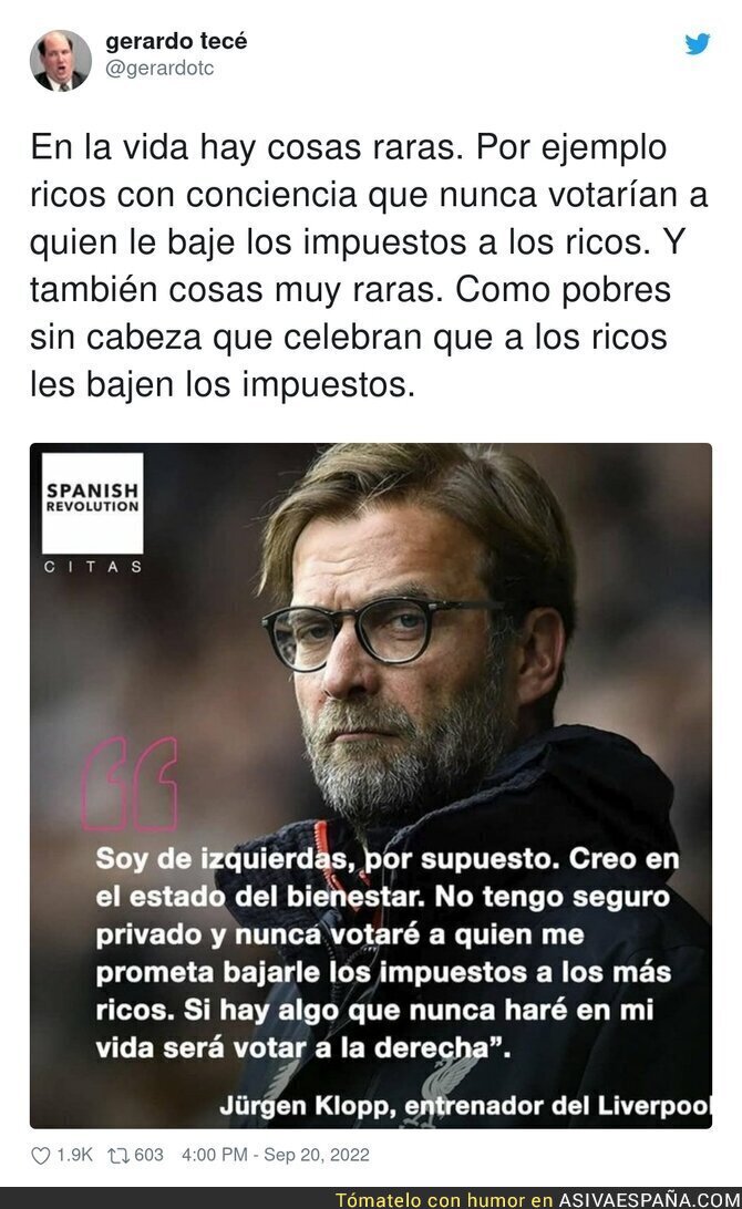 Klopp es un ejemplo a seguir
