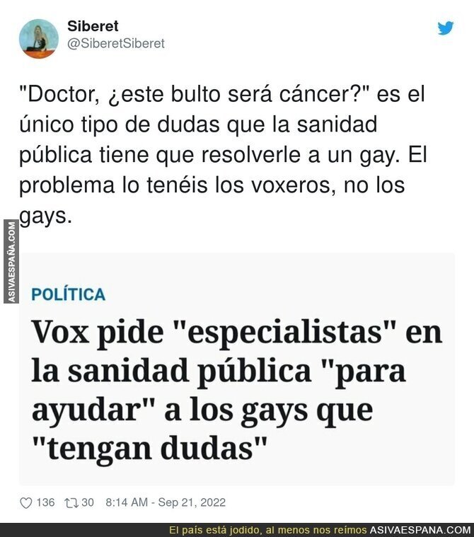 VOX es un peligro para la población