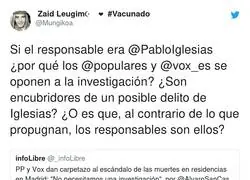 Pablo Iglesias no era el culpable de las muertes en las residencias y ya está claro del todo