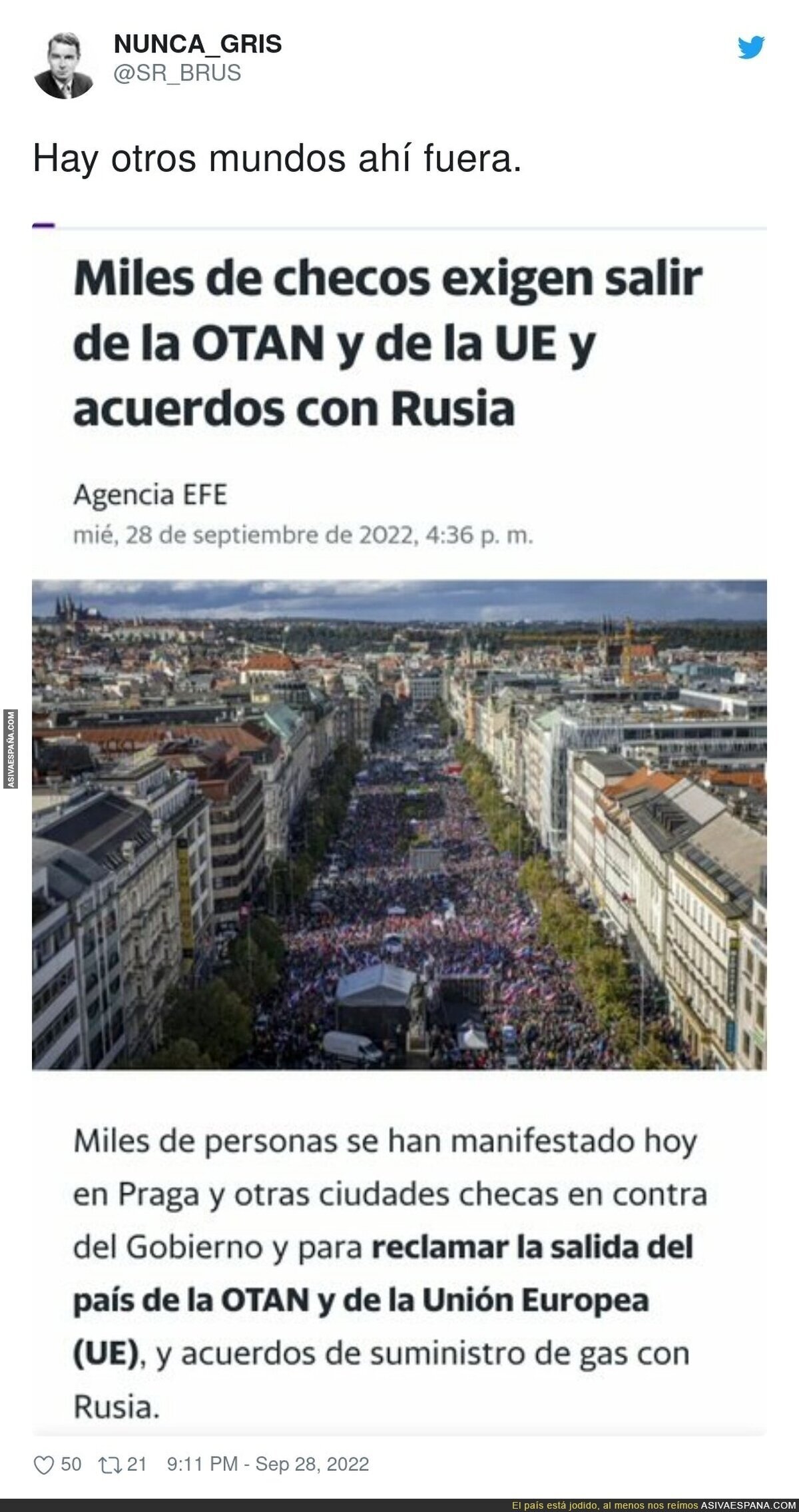 Hay gente que no compra el discurso de la prensa