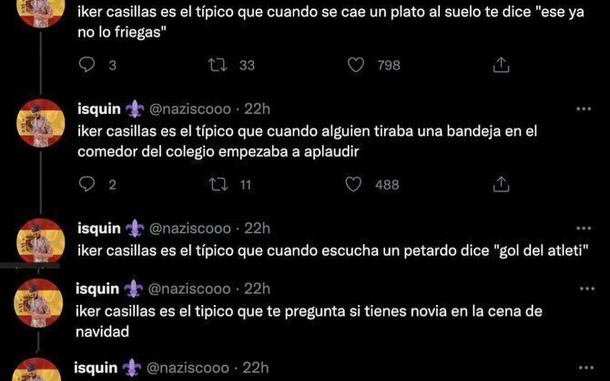 El genial recopilatorio de frases de cuñaos que diría Iker Casillas