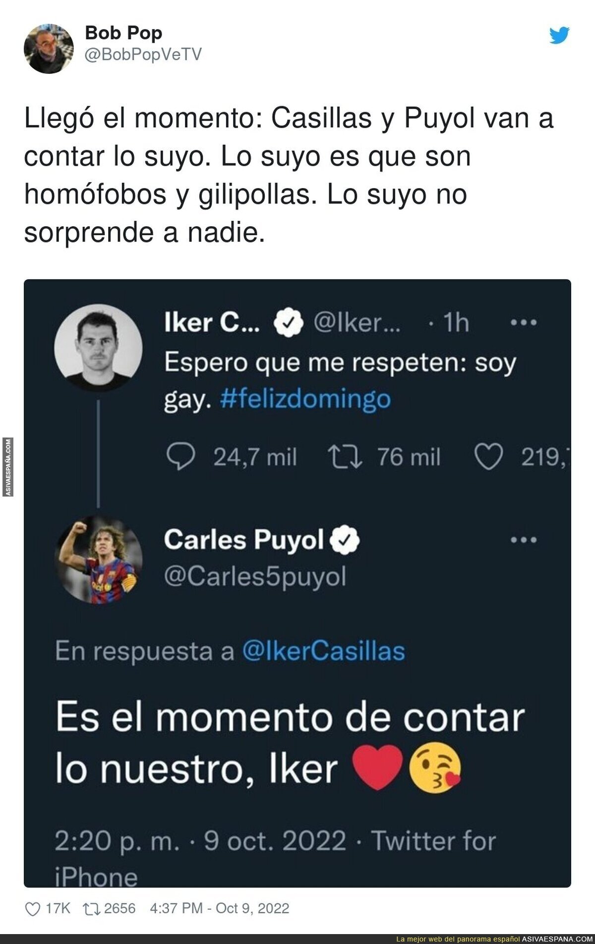 La realidad de Casillas y Puyol