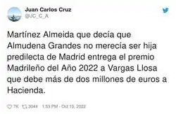 El doble rasero que hay en Madrid con José Luis Martínez Almeida