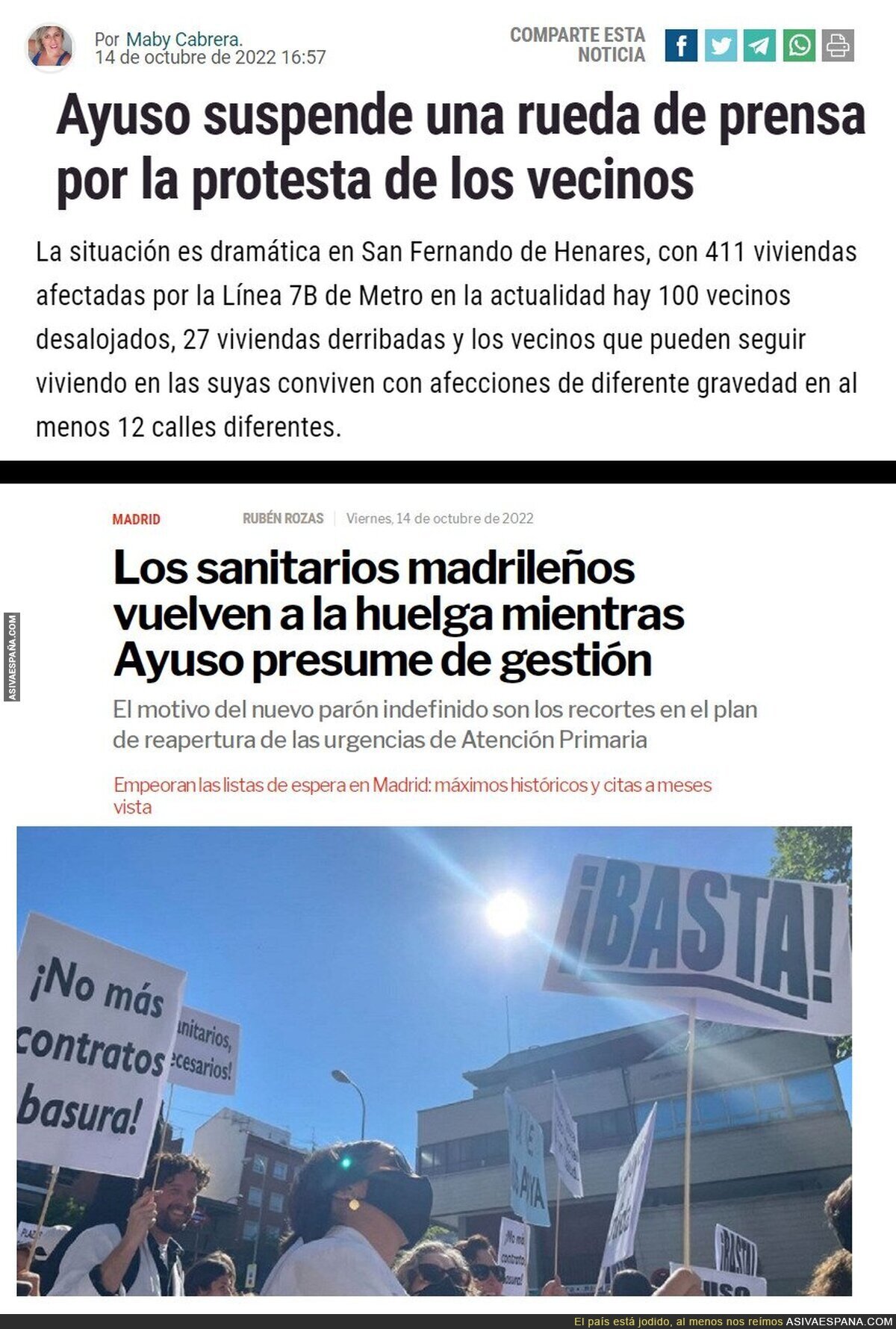 A estos, cuando te abuchean no vas a decirles ‘Vosotros sois de los míos’ ¿?