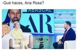 Ana Rosa vuelve a las andadas entrevistando a Santiago Abascal