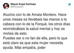 El preocupante post y mensaje de Amaia Montero que ha hecho saltar las alarmas en redes sociales