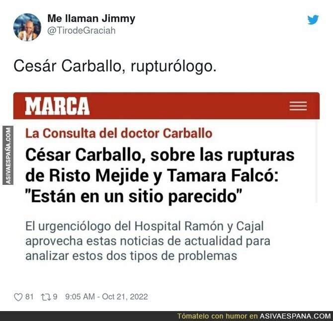 César Carballo conoce cualquier tema