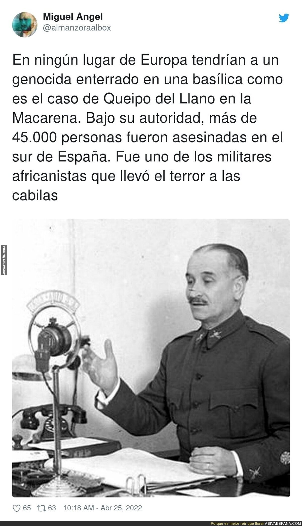 El pasado negro de España
